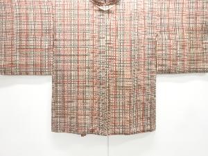 縮緬地編目模様羽織